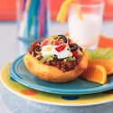 Copas de Carne Sloppy Jos� con Queso