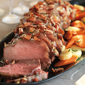 Bacon & Herb Topped Beef Roast